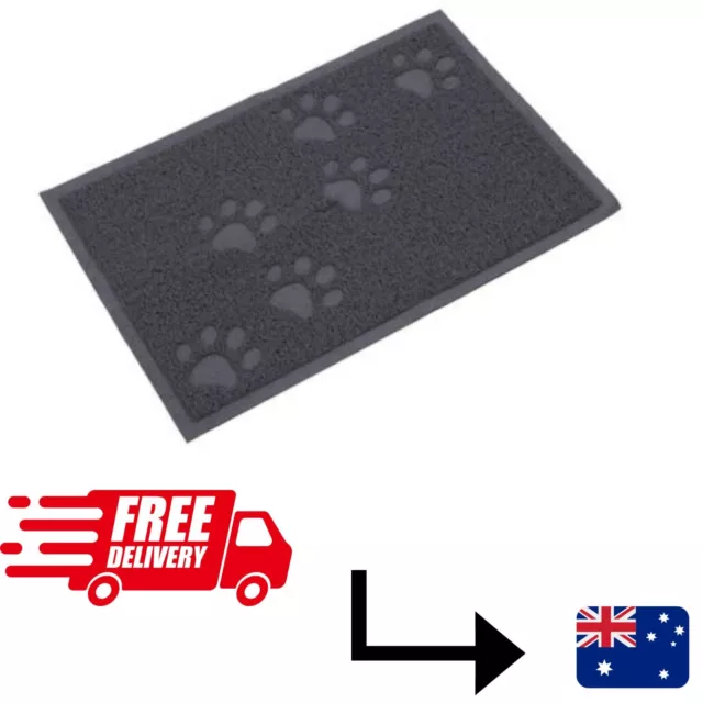 Happy Tails Large Square Feed Mat