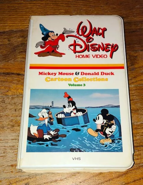 Walt Disney Mickey Mouse And Donald Duck Cartoon Collection Volume 3 Vhs