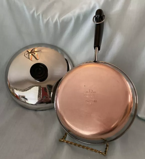 Revere, Kitchen, Vintage Revere Ware 81 Copper Bottom Set Pots