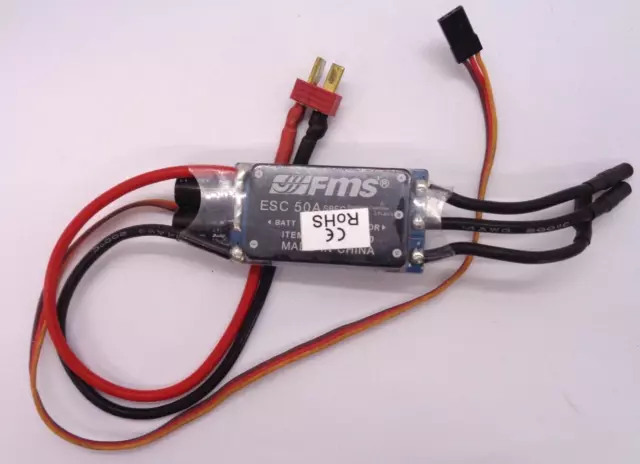 FMS 50-Amp Brushless speed controller good condition with s bec