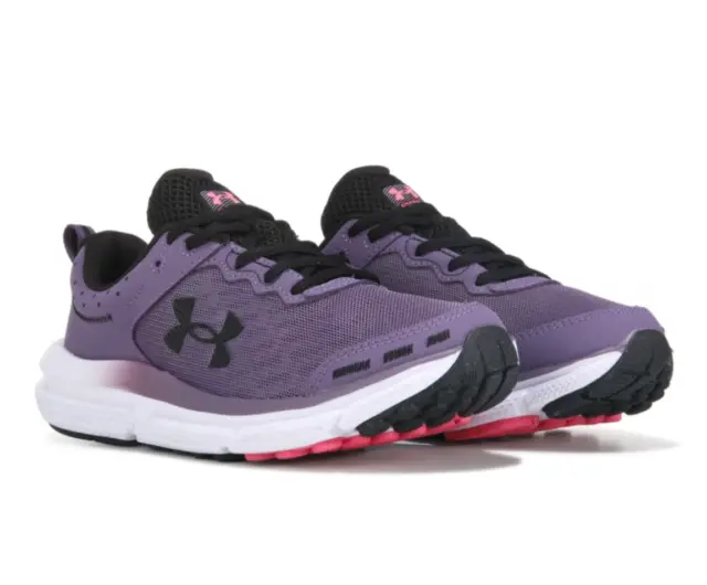 Under Armour Womens UA Charged Assert 10 Size 7.5 Athletic Shoes Purple 3026179