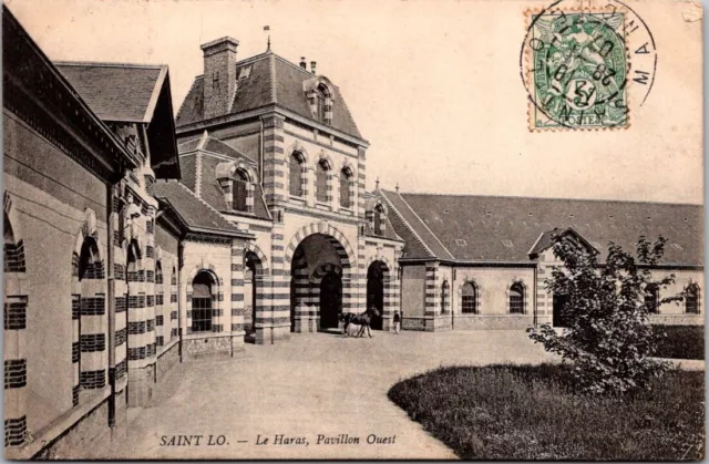 *52450  cpa 50 Saint Lô - le Haras , pavillon ouest