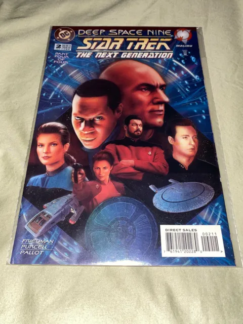 Star Trek The Next Generation Deep Space Nine #2 Jan 1995 DC Comics Comic Book