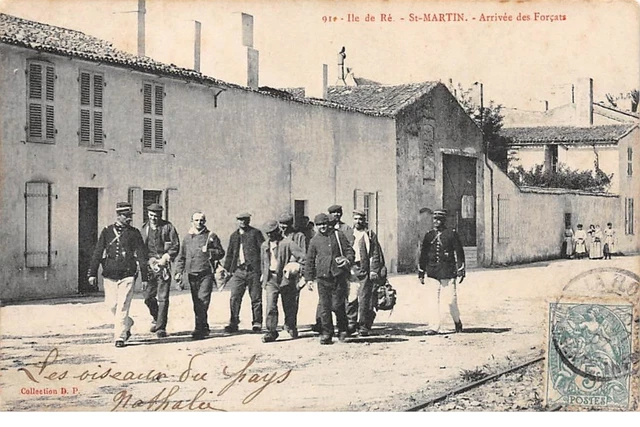 Saint Martin de Ré   ILE DE RÉ 17 ST MARTIN   DÉPART DE FORÇATS POUR LA