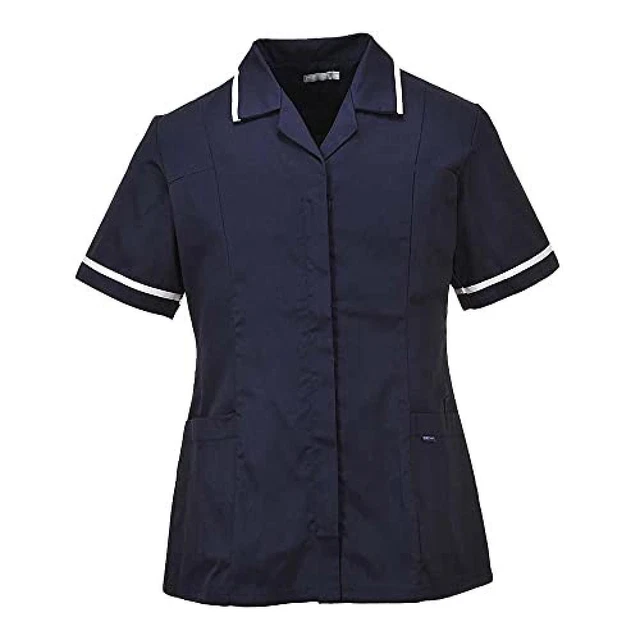 (TG. XL) Portwest LW20NARXL Camice Classic, Blu Navy, XL - NUOVO