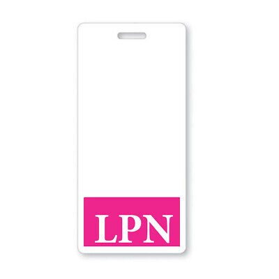 LPN Badge Buddy - Vertical - ID Card Buddies for Licensed Practical Nurses