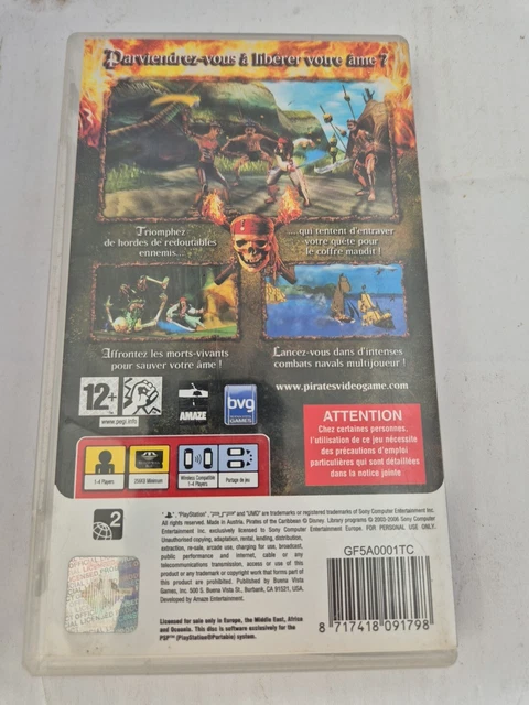 Pirates Des Caraïbes 2 (PSP) – UMD Video édition Collector – Bon état