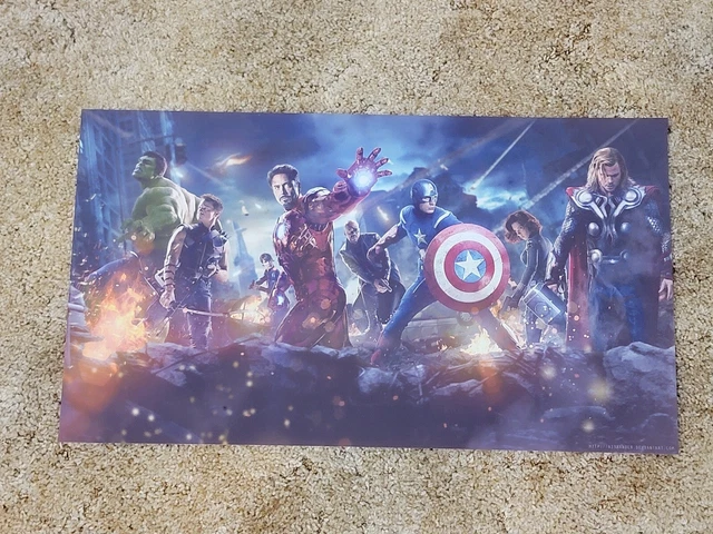 The Avengers Silk Fabric Poster 24" x 13.5"