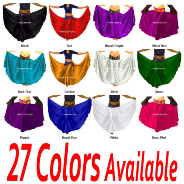 Gonna TMS Nera Con Volant A Cerchio Intero Danza Del Ventre - Foto 5