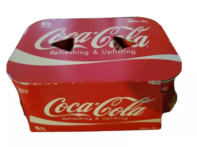 Full Japanese Coke Coca-Cola 6 Pack 160Ml