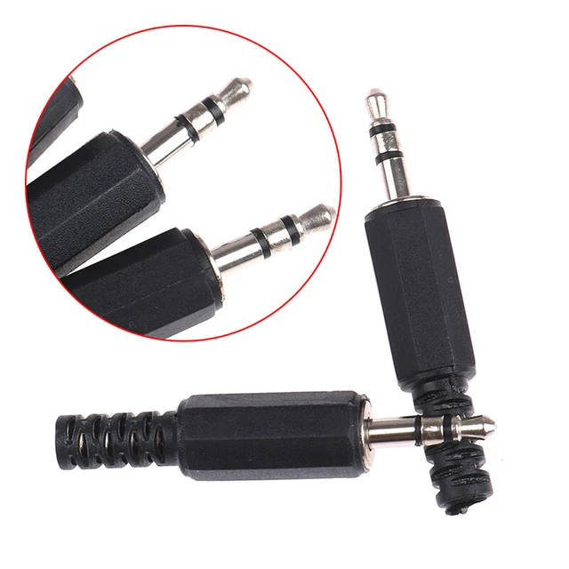3.5mm 3 Pole Audio Jack Plug Headphone Male Connector Mono Stereo Diy SoSEAU