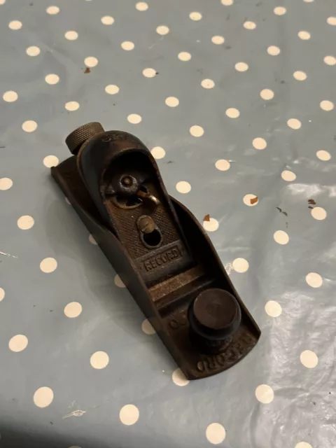 Record No. 220 Block Plane Made In England