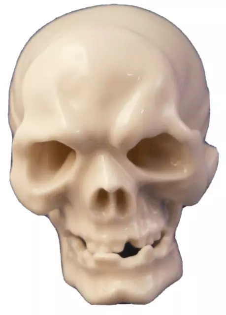 Antique 20thC Nymphenburg Porcelain Miniature Skull Bust Porcelain Skull #3