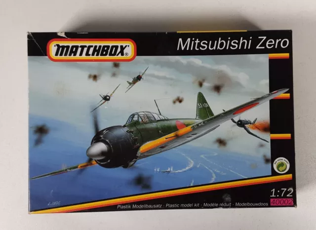Matchbox 40002, Mitsubishi Zero, 1/72, IMBALLO ORIGINALE, #MD2773