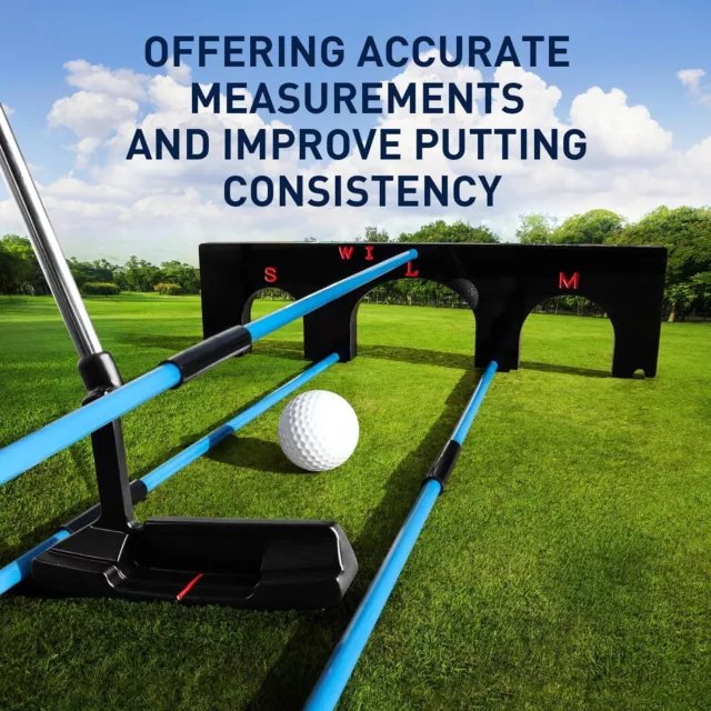 Golf Swing Training Aid Gate with 6 Alignment Sticks + 5 Different Plane Angles