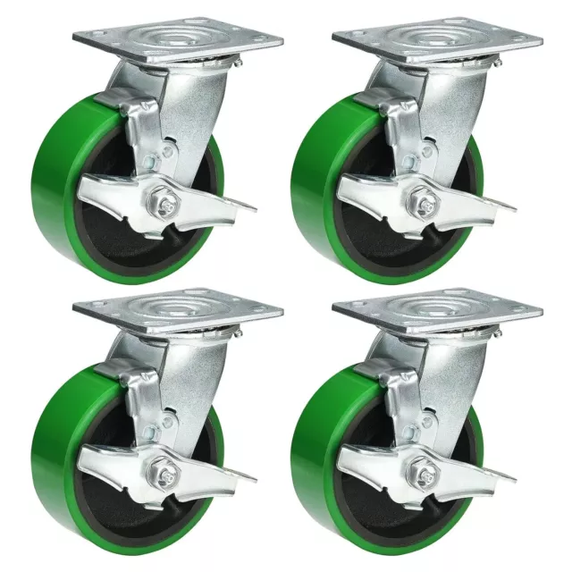 5 Inch Caster Wheels Heavy Duty,Capacity1000-4000LB
