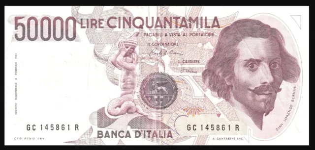 ITALY - 50000 , 50,000 LIRE - P113a - 1984 - CIAMPI/STEVANI Banknote
