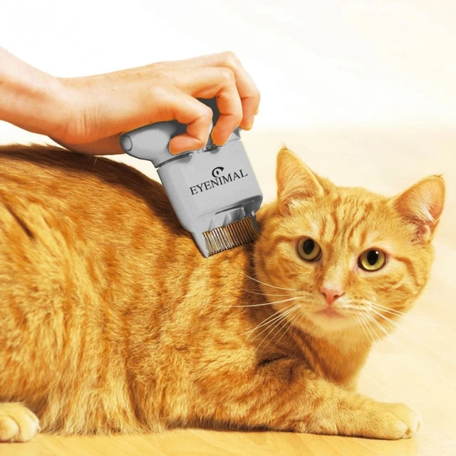 Eyenimal Cat Dog Electronic Flea Comb FleaComb complete with Batteries 2