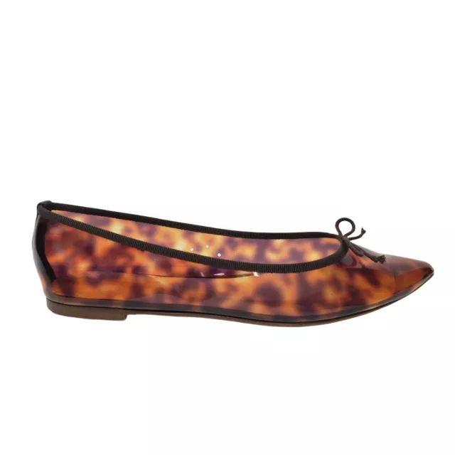 J.CREW Ballet Flat Adult Size 7 Gemma Tortoise Translucent Slip On Shoe WOMENS