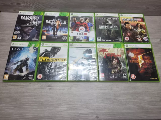 XBOX 360 Games Bundle Job Lot