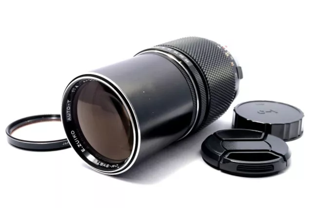 [N Mint ] Olympus Om-System E. Zuiko Auto-T 200mm f4 Téléphoto Mf Objectif Japon