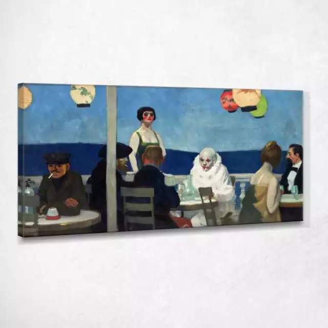 ✨ Soir Bleu Edward Hopper quadro stampa su tela EHO38