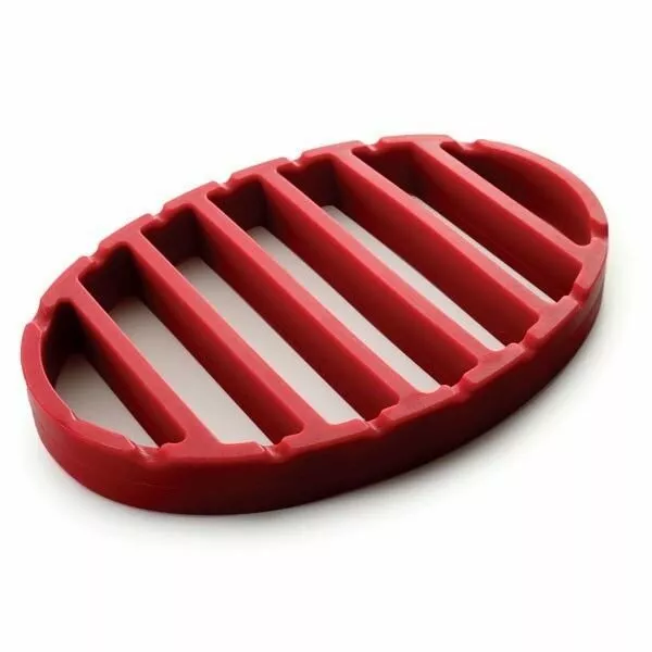 Norpro Oval Nonstick Silicone Roast Rack / Trivet - Healthy Cooking & Roasting
