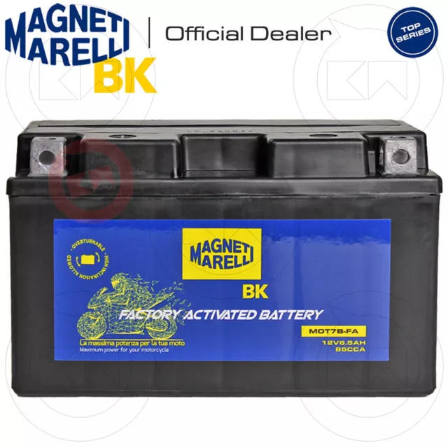 Batteria Magneti Marelli 12V 6.5Ah Yt7B-Bs Yamaha Yp Majesty 250 2000 2001 2002 2