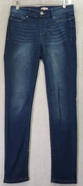 Juicy Couture Jeans Womens 2 Blue Denim Cotton Stretch Straight Leg Flat Front