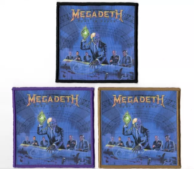 Megadeth Rust In Peace Sublimated Printed Patch | Thrash Heavy Metal Band Logo