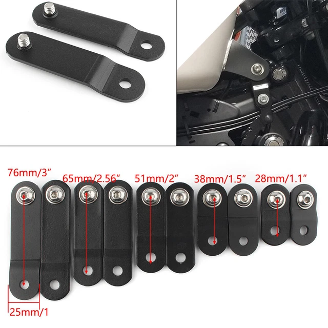 GAS TANK LIFT Risers Fit Harley Davidson Dyna Iron Sportster 883/72/48 ...