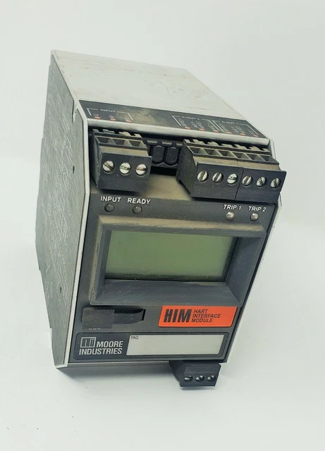 MOORE INDUSTRIES HIM/HART/2AC/24DC (DIN) Hart Interface Module $150.00 ...