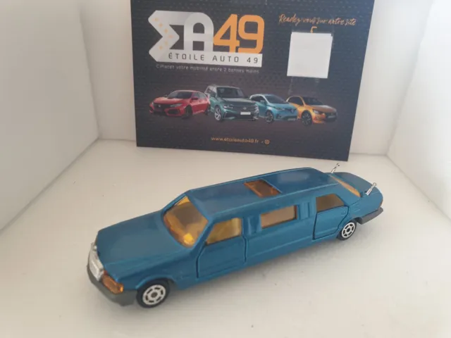 Limousine Mercedes Majorette N° 326 1/58 - Turquoise