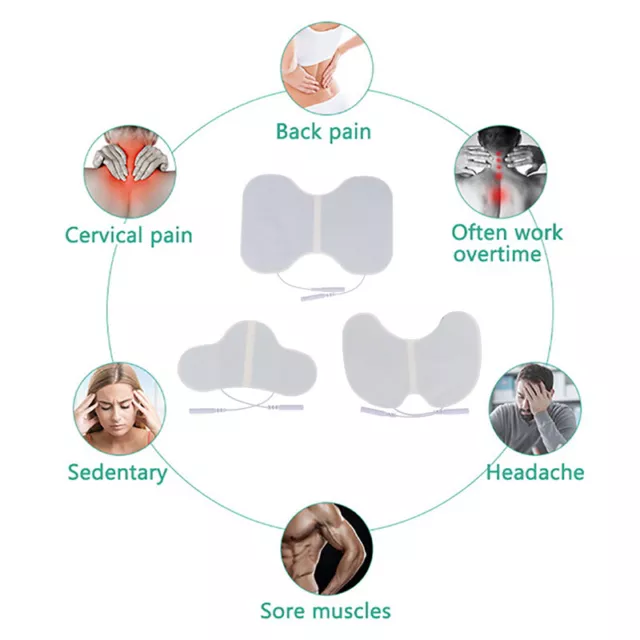 1Pc Electrode Pad Reusable Adhesive Massage Patch for Back Shoulder Waist-xp