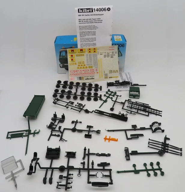 Camion Miniature Mercedes Unimog Kibri échelle HO 1/87 - Référence #14978 - Occasion Comme Neuf Et Complet