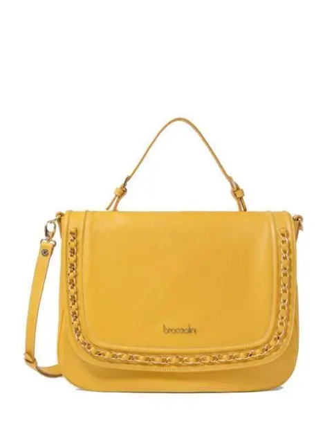 Sac Femme BRACCIALINI Nora Sac à Main Cuir Jaune ND Choix = P Jaune B1619