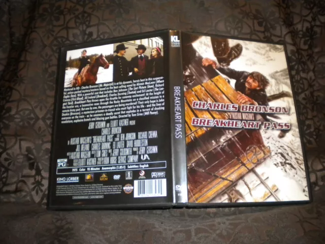 Breakheart Pass (DVD 1975) Western Action Train Charles Bronson, Richard Crenna