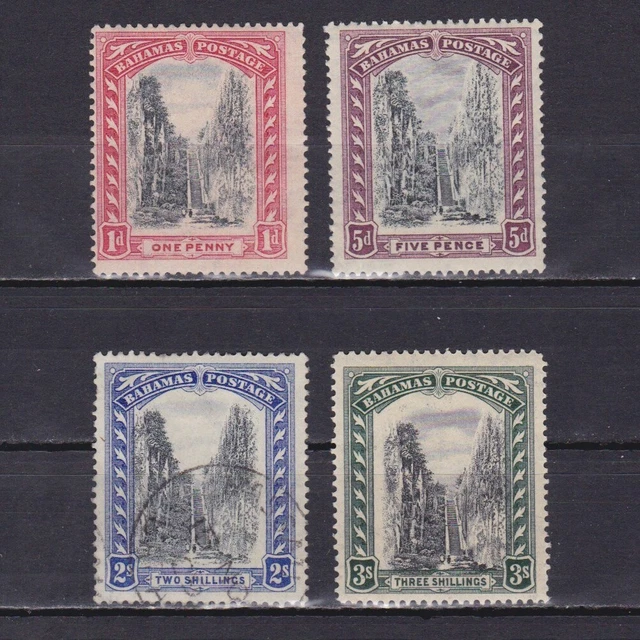 BAHAMAS 1921, SG# 111-114, CV £75, MH/Used