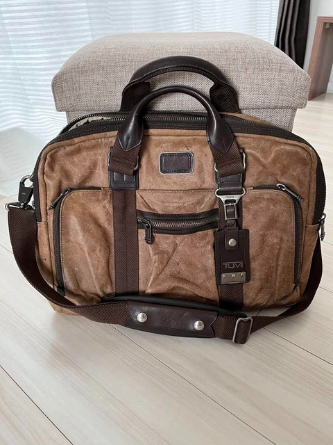 TUMI Bag Authentic Appraised sh05 92611Bh Alpha Bravo Mcnair Slim Briefcase Mens
