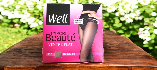 Lot De 2 Collants Ventre Plat Semi-opaque - Taille 3 - 30 Deniers Noir - Neuf Avec étiquettes