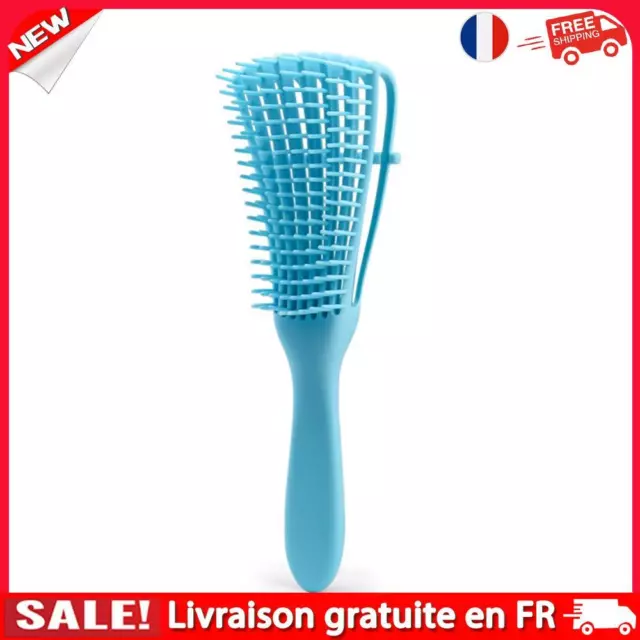 Detangling Hair Brush Massage Wet Comb Detangler Hairbrush (Sky Blue)