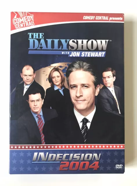 The Daily Show with Jon Stewart - INdecision 2004 (DVD, 2005, 3-Disc BoxSet VG!