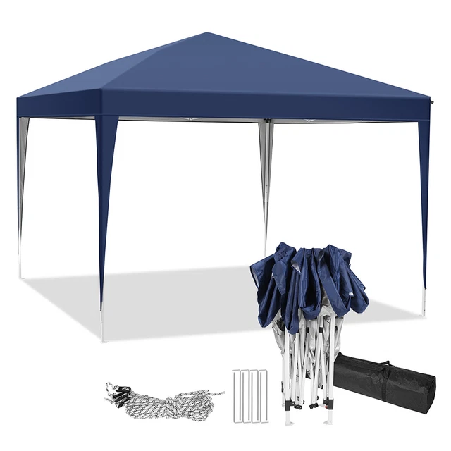 Pavillon 3x3 m Partyzelt Gartenpavillon Stabil Wasserdicht Winterfest Pavillion 3