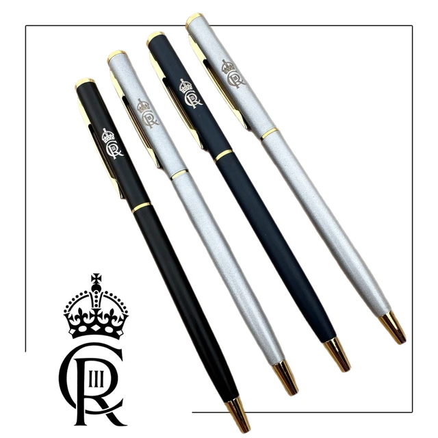 KING CHARLES III Coronation 2023 Coronation King Charles 4 Pens for