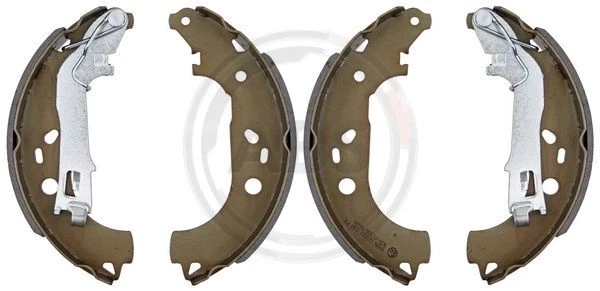 Set Brake Shoes To Drum Rear Citroen Nemo-Fiat Fiorino-Peugeot Bipper