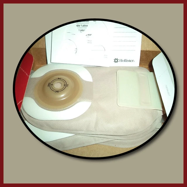 8954 Hollister 1 Box Premier Cera Plus 1 Pc Convex Drainable 1" Ostomy Bags 2027