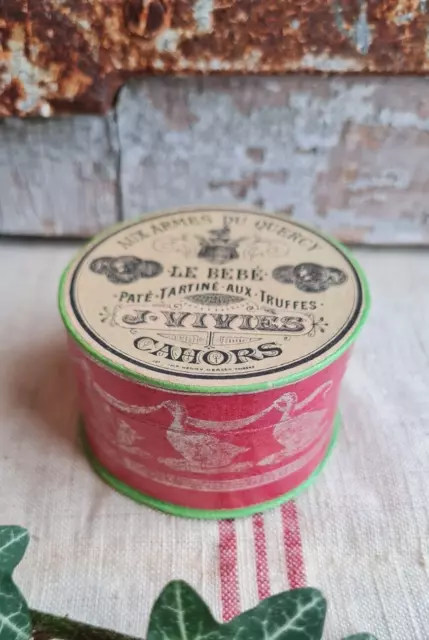 Ancienne Boite Publicitaire De Pate Truffes J.vivies Cahors Jamais Utilise 1900