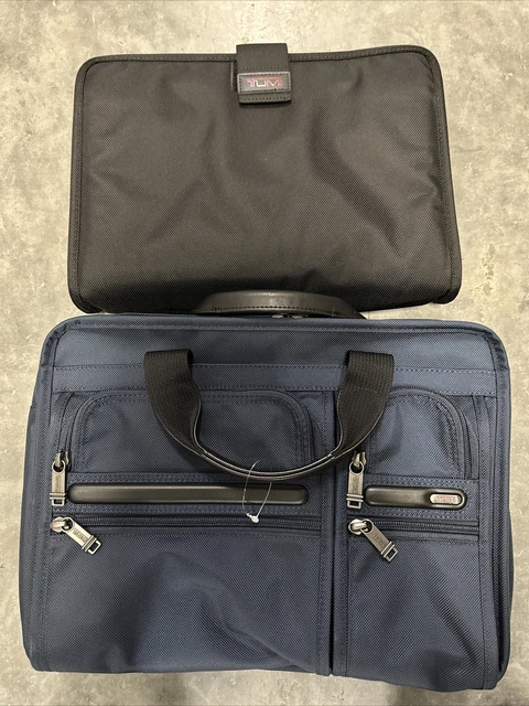 Tumi Alpha Gen 4 Ballistic Nylon Expandable Briefcase Navy