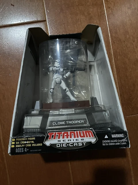 CLONE TROOPER 501ST DIECAST 4 inch — Star Wars Titanium Series Micro Machines