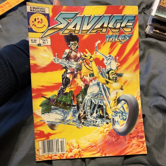 VTG 1985 Marvel Comics Magazine Savage Tales Vol 1 1 1st Appearance The Nam